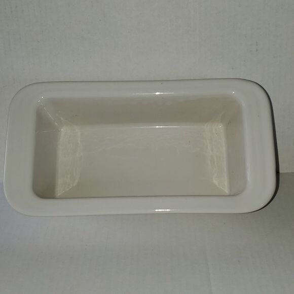 Fiestaware Fiesta CERAMIC Loaf Pan Baking Bakeware Cookware Bake Baker Dish Whit - Picture 5 of 11